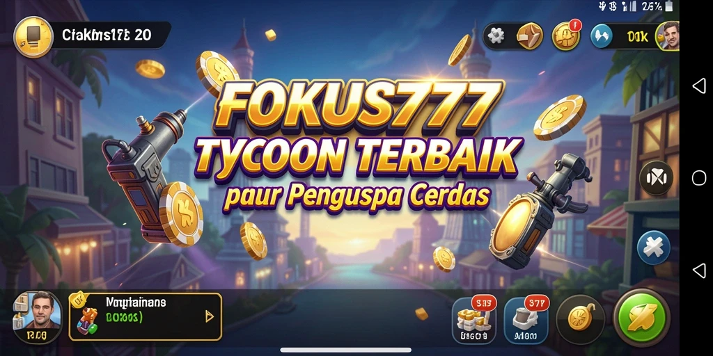 Tampilan menarik dari gameplay FOKUS777 yang penuh tantangan Tycoon.