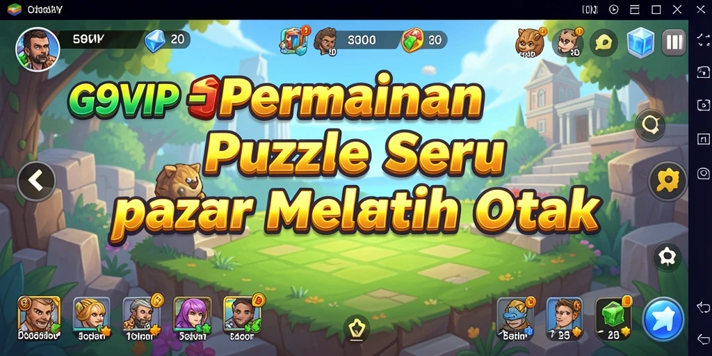 Tampilan gameplay G9VIP yang penuh tantangan dan keseruan.