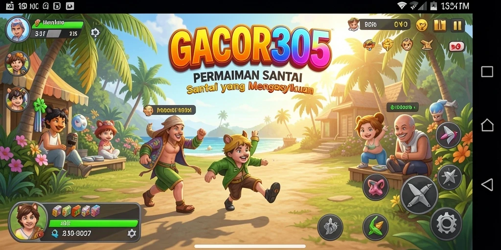 Tampilan gameplay GACOR305 yang seru dan menghibur.