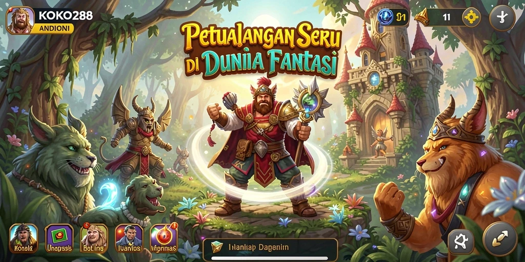 Gameplay KOKO288 yang mendebarkan di dunia petualangan.