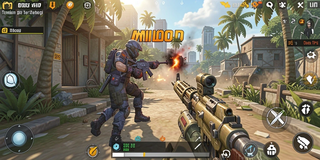 Tampilan gameplay seru dan menegangkan dalam MILO4D.