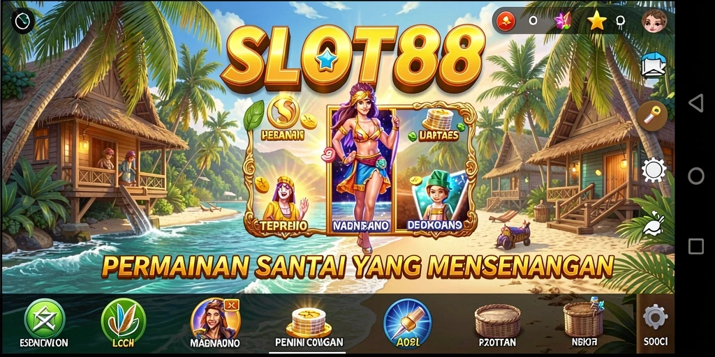 Tampilan gameplay seru dan menghibur dalam SLOT88.