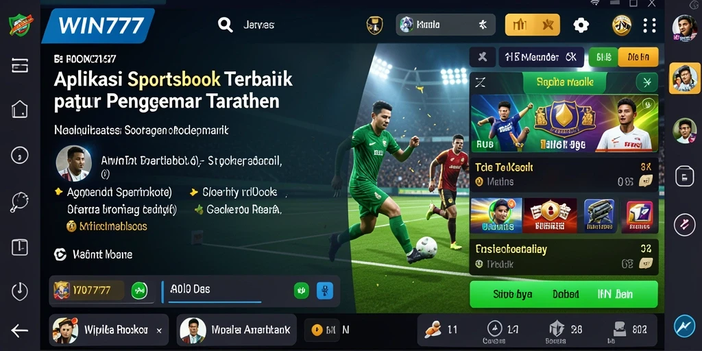 Tampilan gameplay Sportsbook yang menarik dan interaktif.