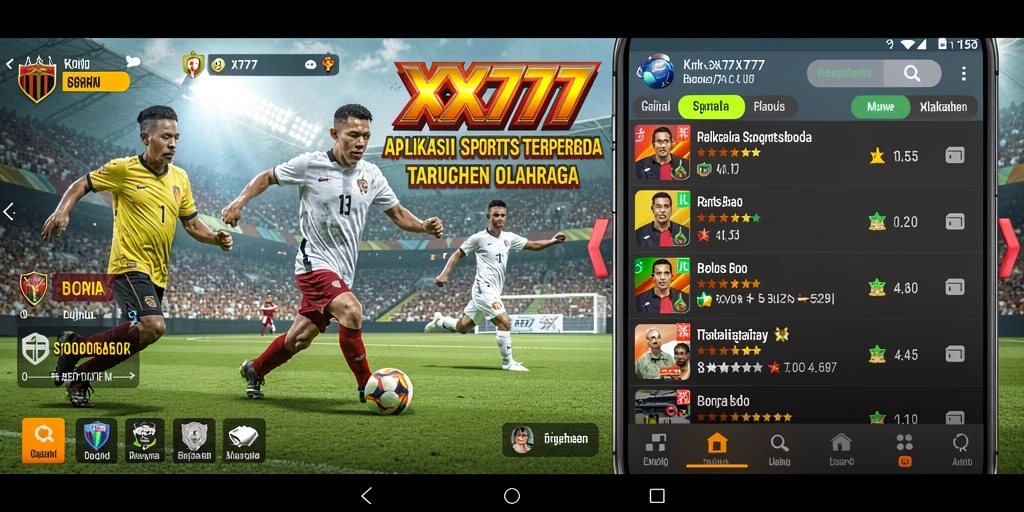 Tampilan gameplay XXX777 yang menarik dan interaktif dalam taruhan olahraga.